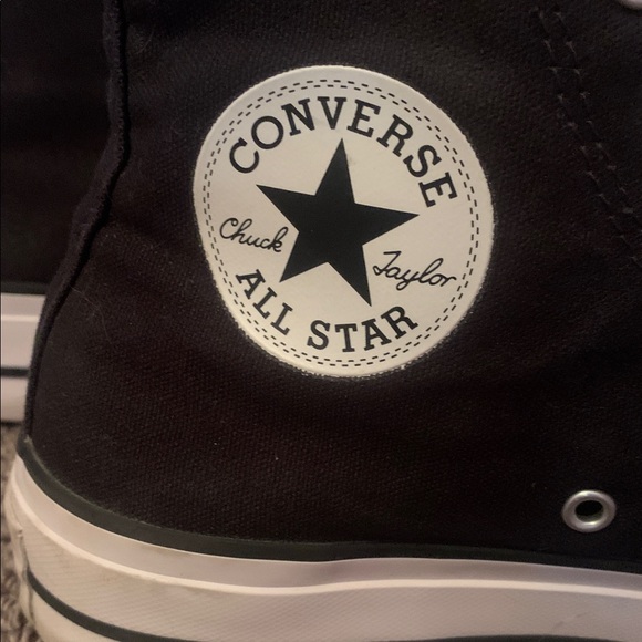Black converse high tops! - Picture 4 of 7